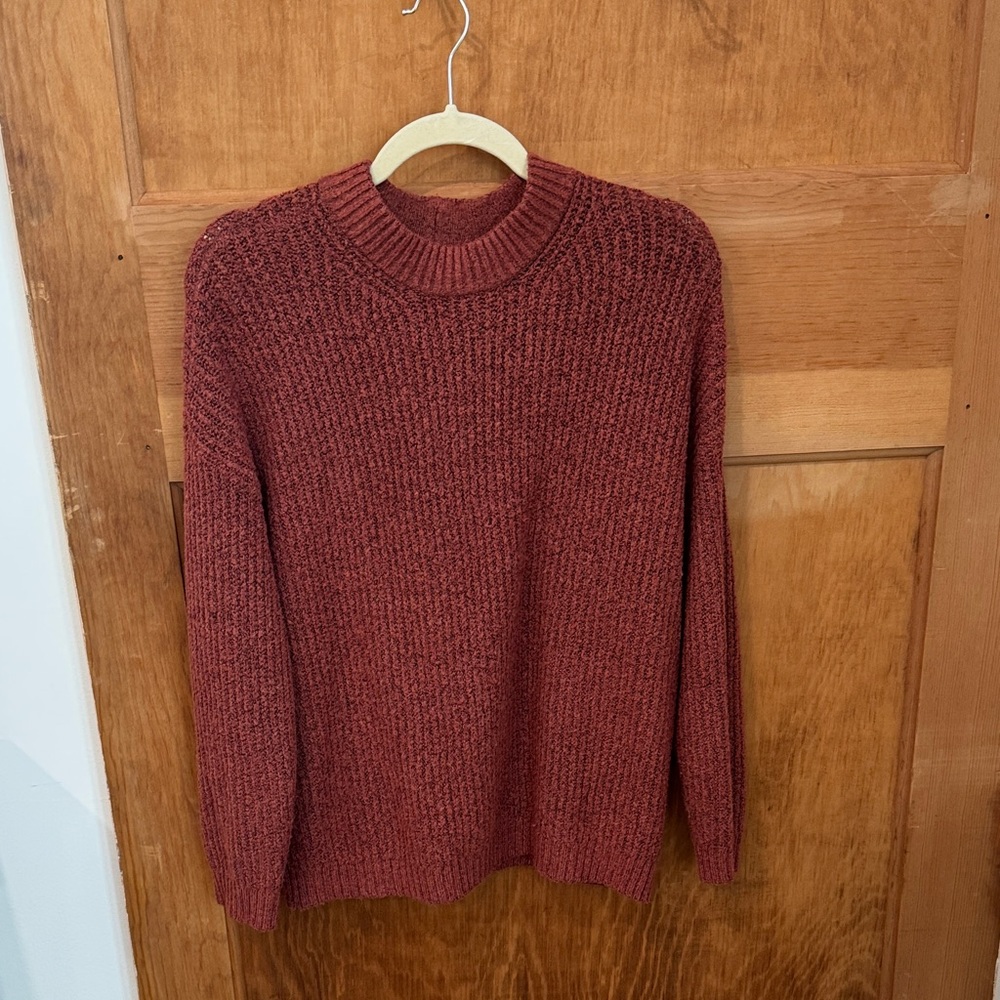 Rust Knit Sweater